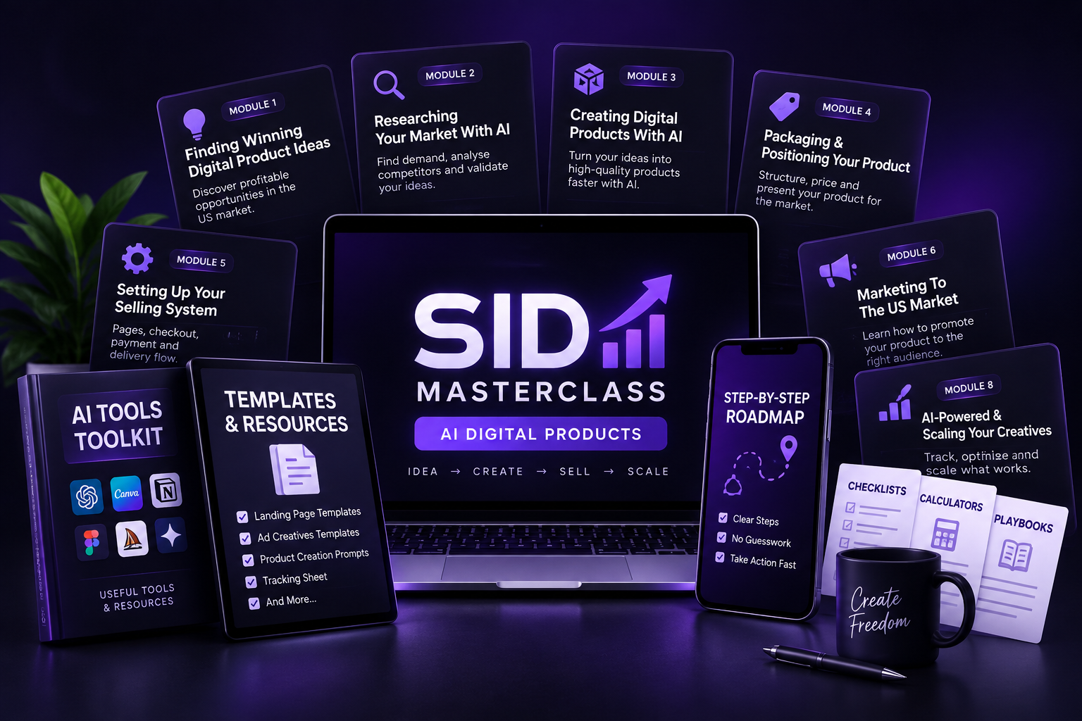 Everything inside the SID Masterclass kit